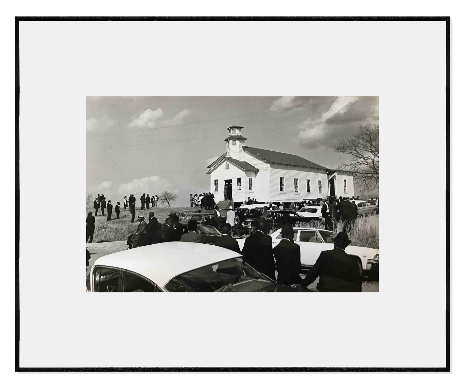 A Funeral Service in a Baptist Church at Lowdes County, Alabama (from Deep South/New York City Life), circa 1973
Vintage silver gelatin print

Image: 20.3 x 30.5 cm / 8 x 12 in.
