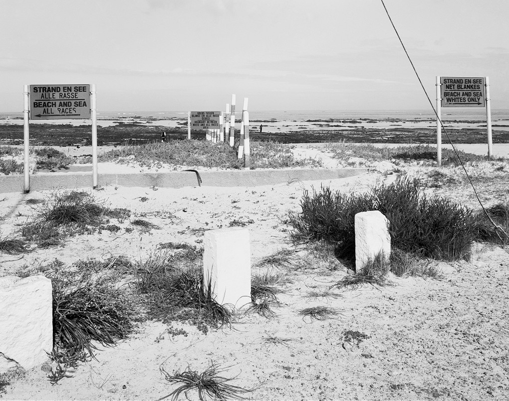 David Goldblatt

Racially Segregated beach areas and the boundary between them. Strand, Western Cape, 1983

Silver gelatin handprint

Sales enquiries