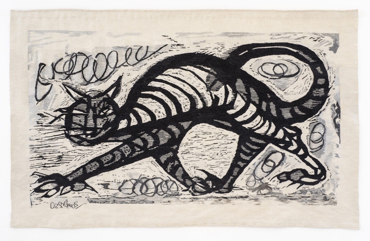 Marguerite Stephens&amp;nbsp;&amp;amp; Cecil Skotnes

The One-Eyed cat, 1963/2020

Woven mohair

Work: 178 x 298 cm

Enquire

Edition 1 of 5