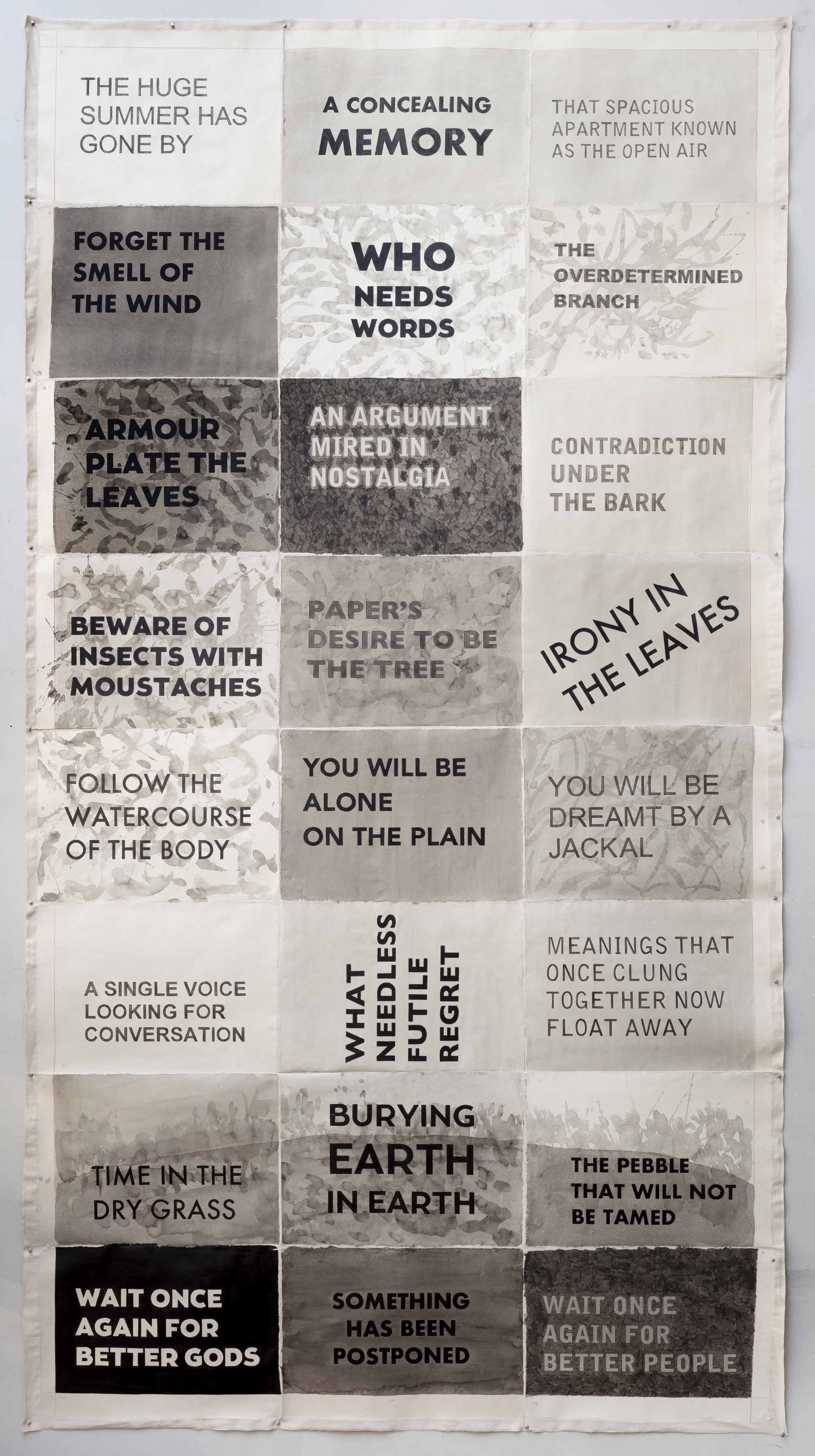 William Kentridge

Concealing Memory, 2021

Indian ink on paper, mounted to canvas fabric

348 x 188 cm

&nbsp;

Sales enquiries