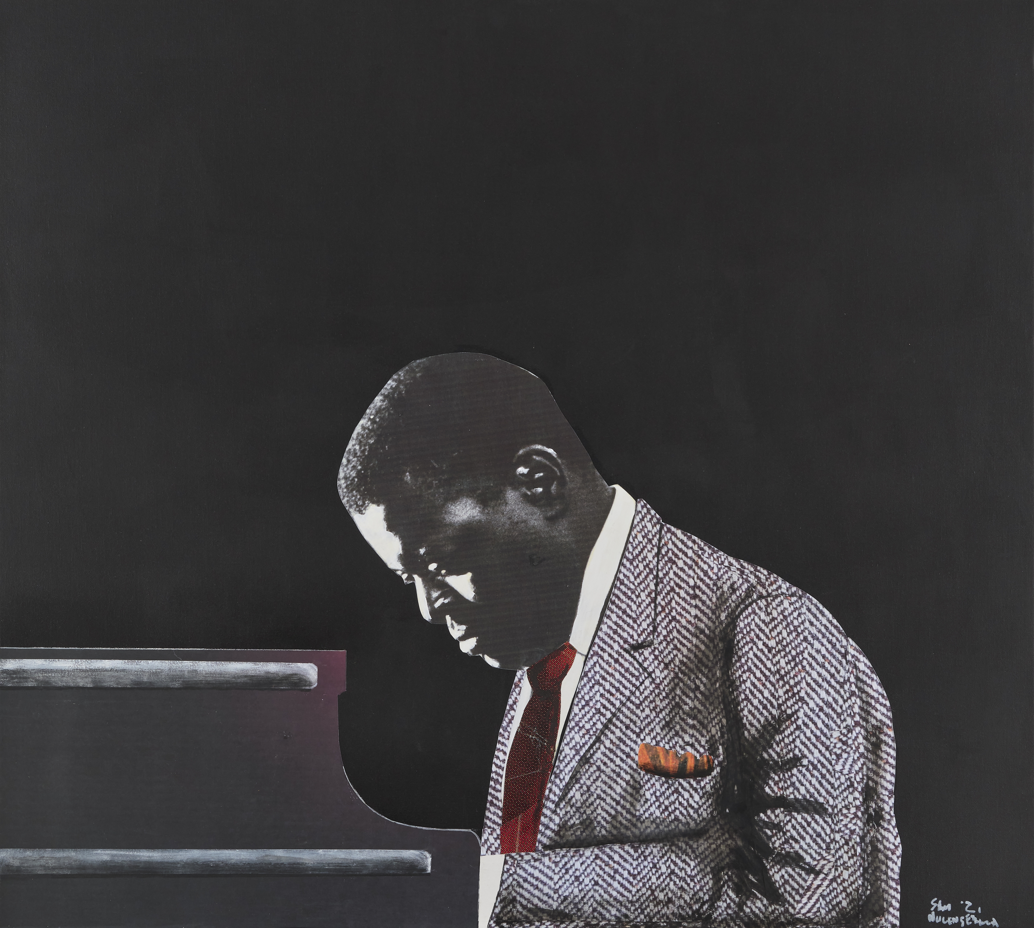 Oscar Peterson, 2021
Mixed media collage on canvas
20.5 x 100.5 x 10.1 cm
Enquire