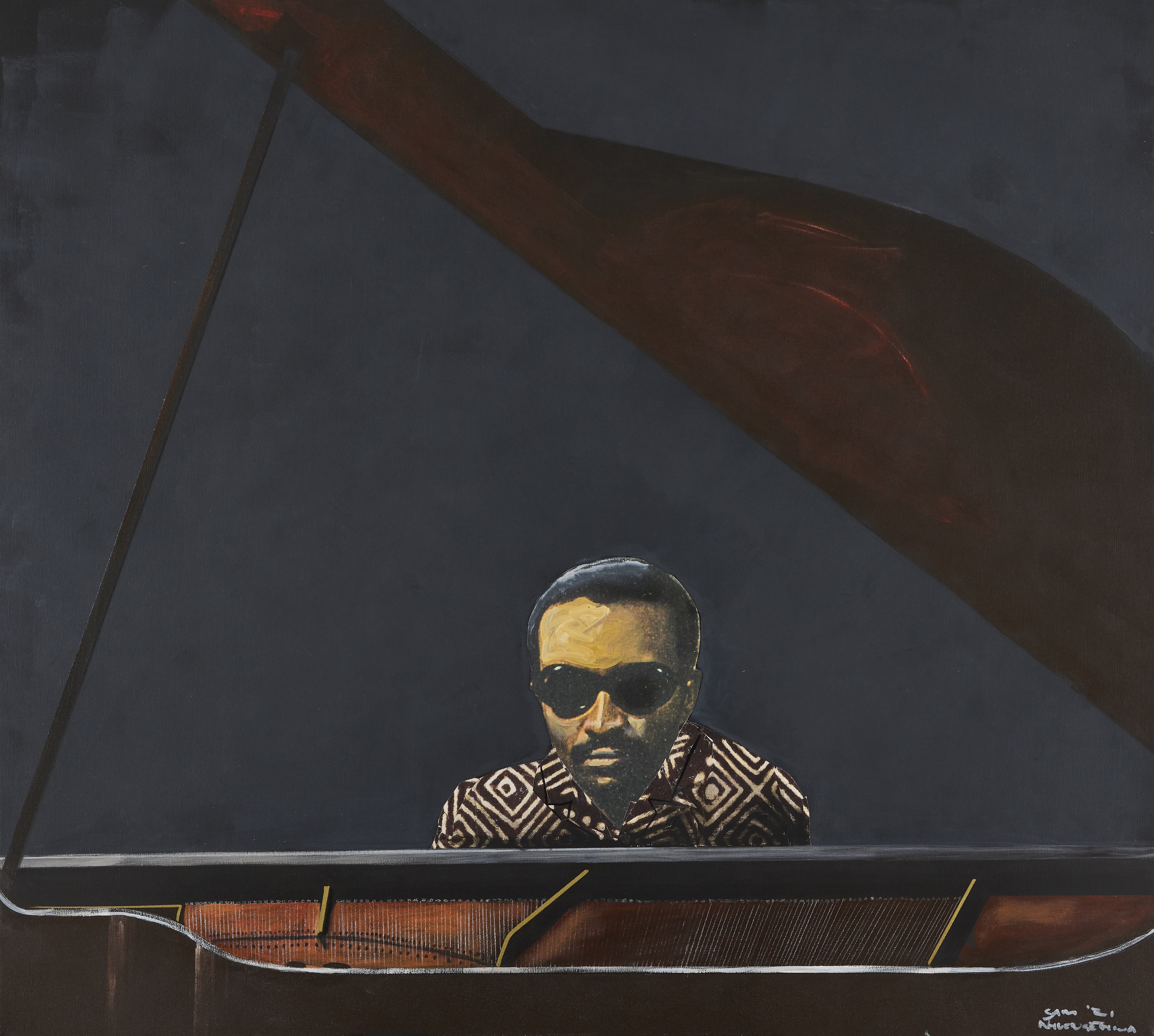 Cecil Taylor, 2021&amp;nbsp;

Mixed media on canvas

90.5 x 100.5 x 10 cm / 35.6 x 39.6 x 4 in.

Enquire